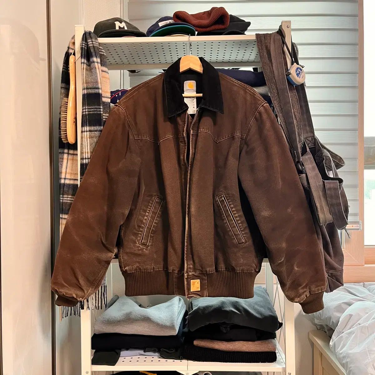 L Carhartt カーハート サンタフェ ジャケット DKB - メルカリ