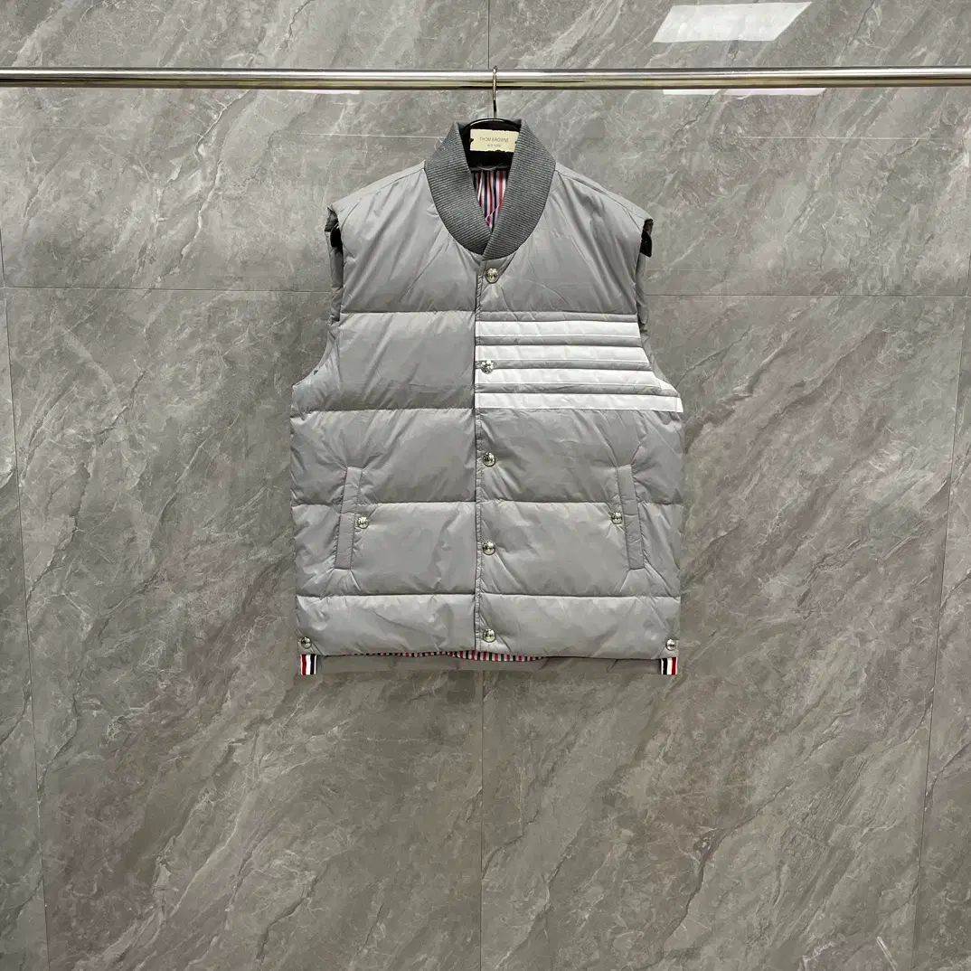 新品 トム・ブラウン ユニセックス カジュアル ロゴ グレー ダウン