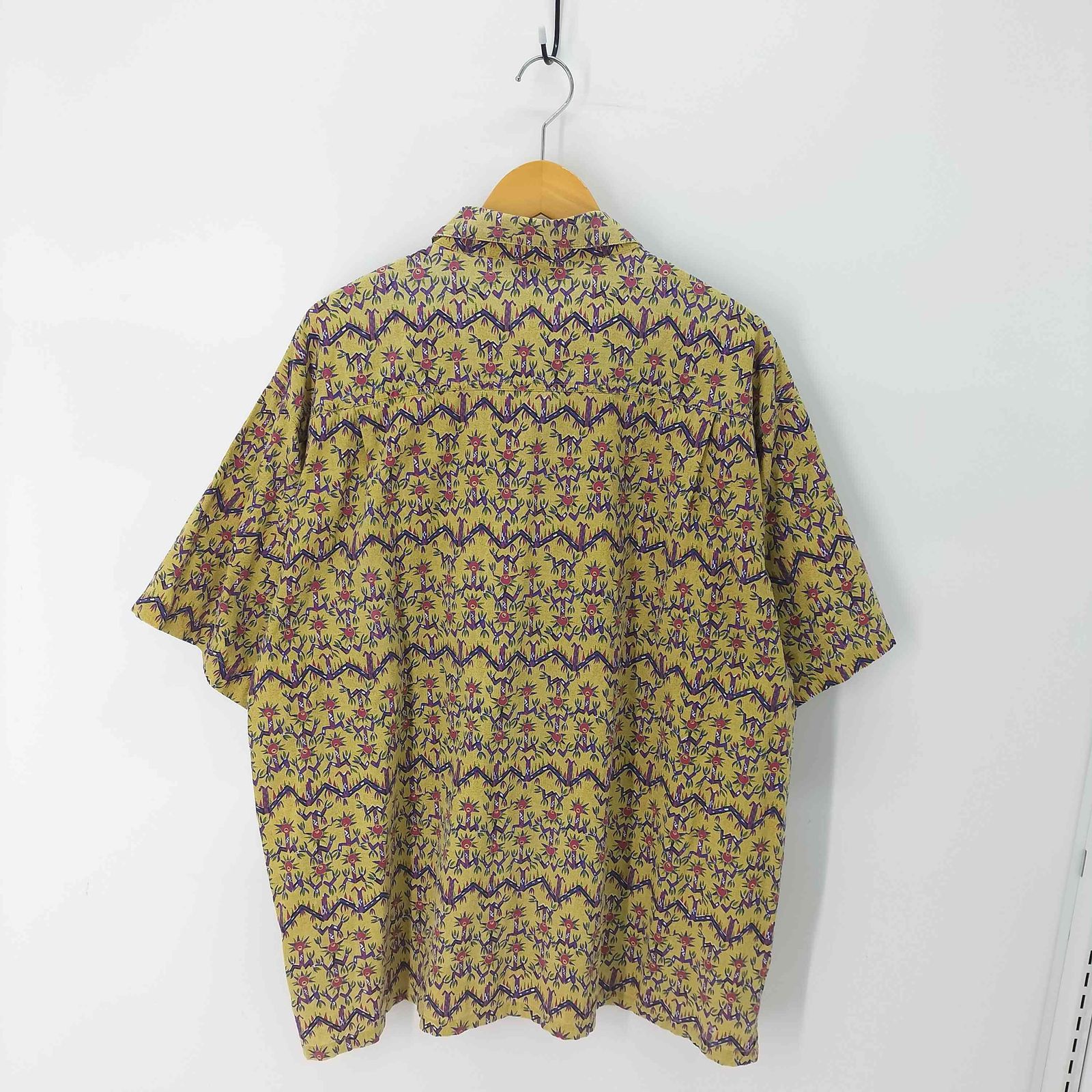 パタゴニア patagonia A/Cシャツ 1992 DANCING PALMS/CURRY ダンシング