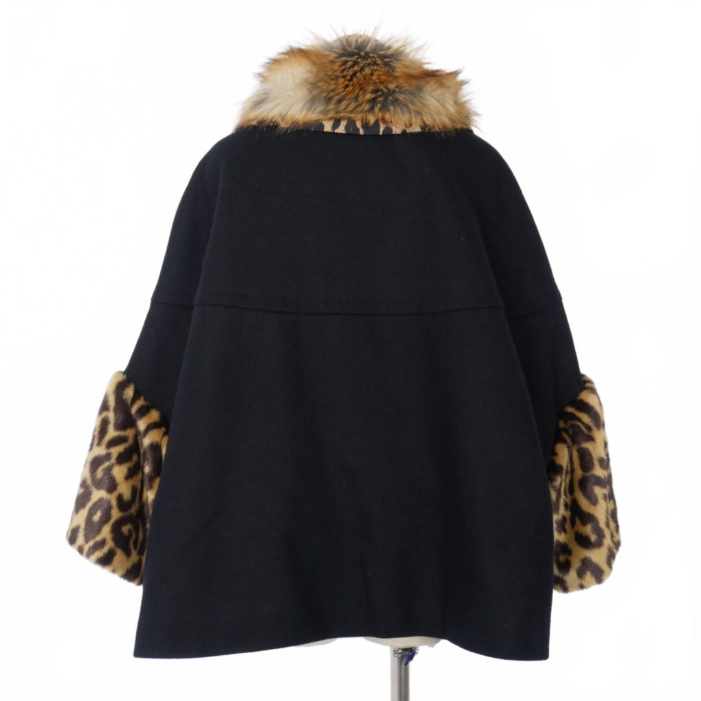 ドリスヴァンノッテン DRIES VAN NOTEN ファートリム ウール ポンチョ