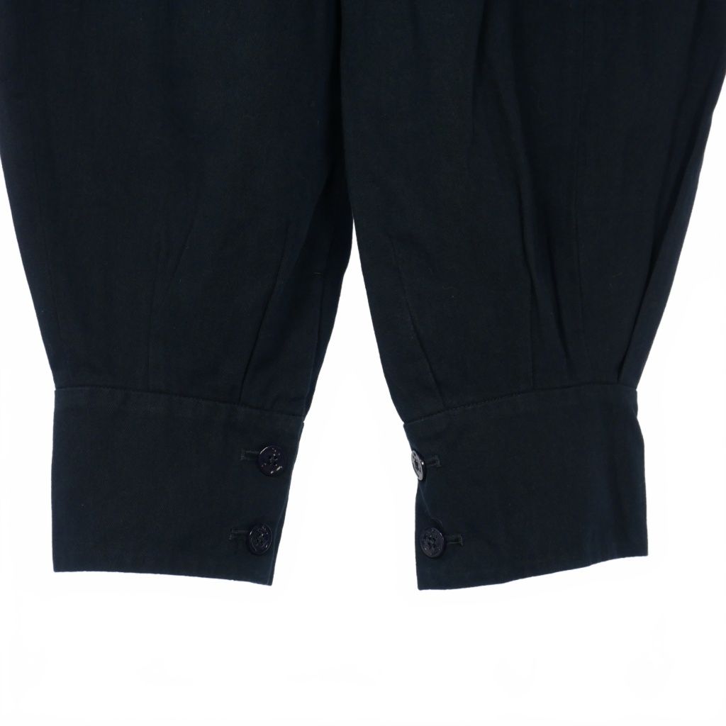 クロエ CHLOE ハイウエスト バルーンパンツ シンチバック 34 紺