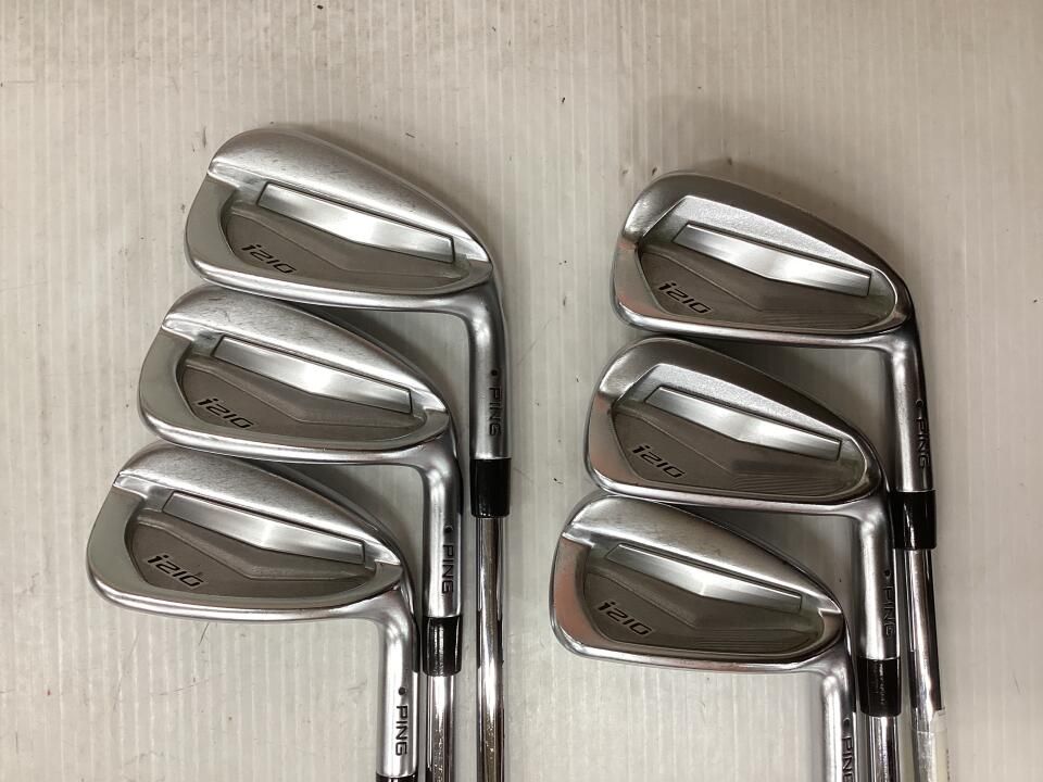 ピン i210 ダイナミックゴールド S200フレックス アイアンセット 中古