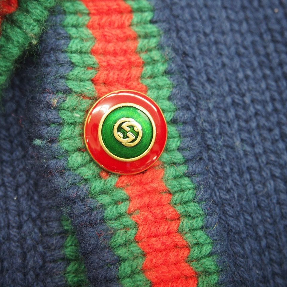 グッチ GUCCI オーバーサイズ ニット カーディガン Mサイズ イタリア製