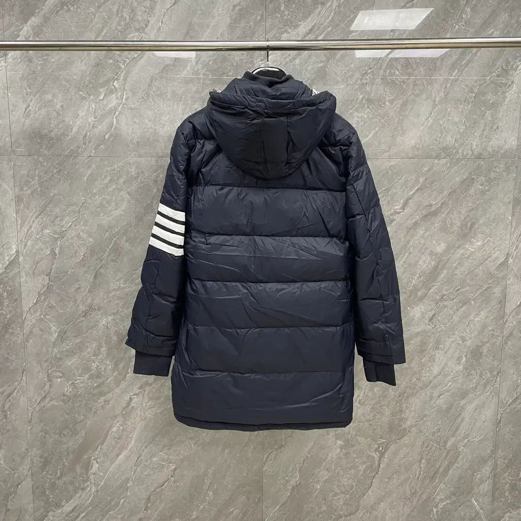 トムブラウン｜ダウン｜サイズ1 新品 トム・ブラウン ユニセックス カジュアル ロゴ ブルー フード