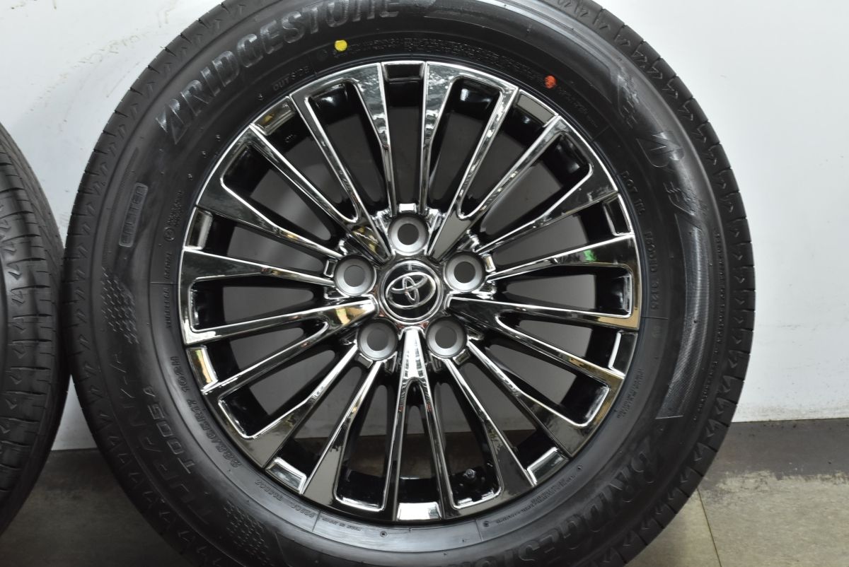 製 新車外し トヨタ 40 アルファード エグゼクティブラウンジ 17 in 6 5 J PCD 120 トランザT 005 225 65 R ヴェルファイア 17インチ タイヤ ホイールセット