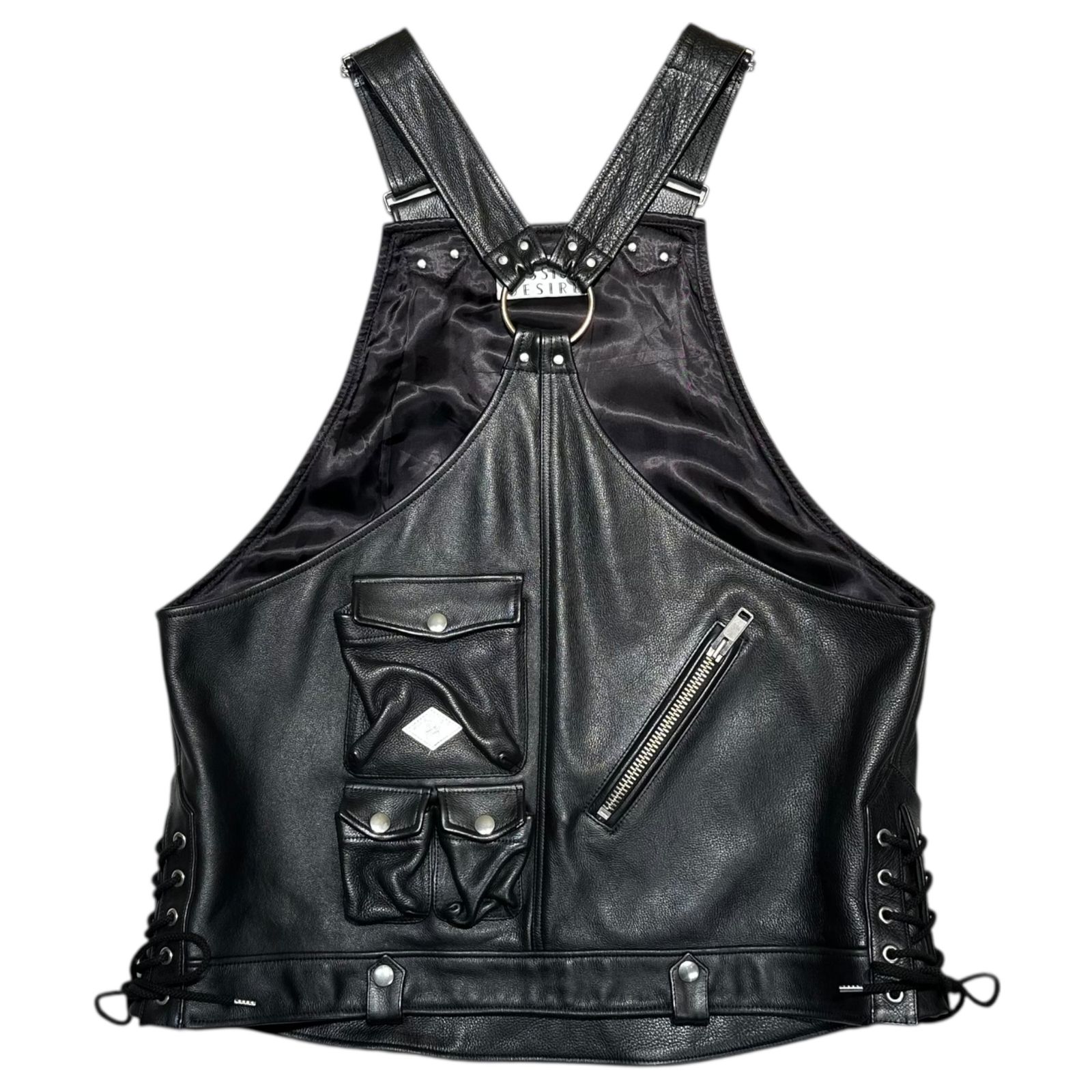 トップス el conductorH 22AW Bondage Leather Vest el conductorH(コンダクター) 22AW Bondage Leather Vest ボンテージ