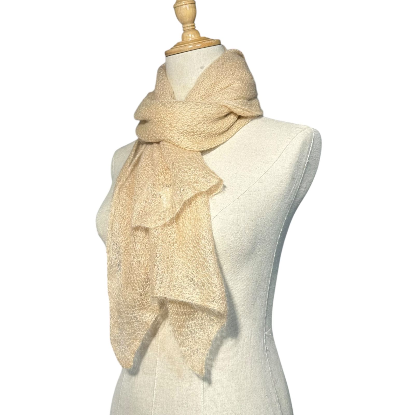 DRIES VAN NOTEN(ドリスヴァンノッテン) Mohair Mesh Scarf モヘア