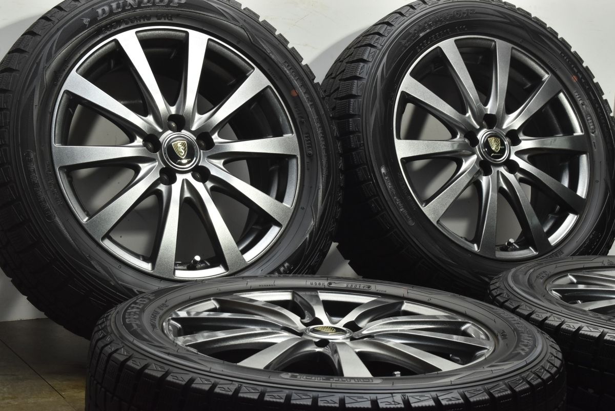 マナレイスポーツ 16 in 6 J 45 PCD 100 ダンロップ ウィンターマックス WM 01 205 55 R カローラ カローラツーリング スポーツ