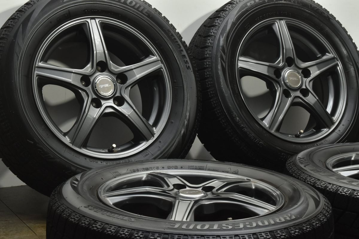 トップラン 15 in 6 J 45 PCD 114 3 ブリヂストン ブリザック VRX 195 65 R セレナ ノア ヴォクシー ステップワゴン アクセラ