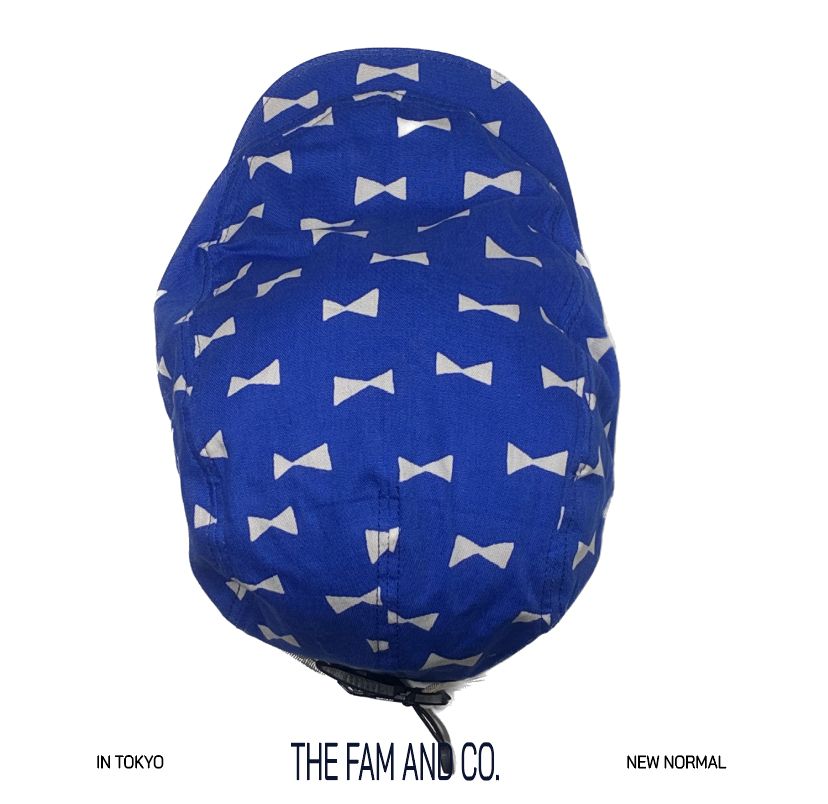 THE FAM AND CO GRANDPA GIOMETRIC BOW COTTON HUNTING CAP