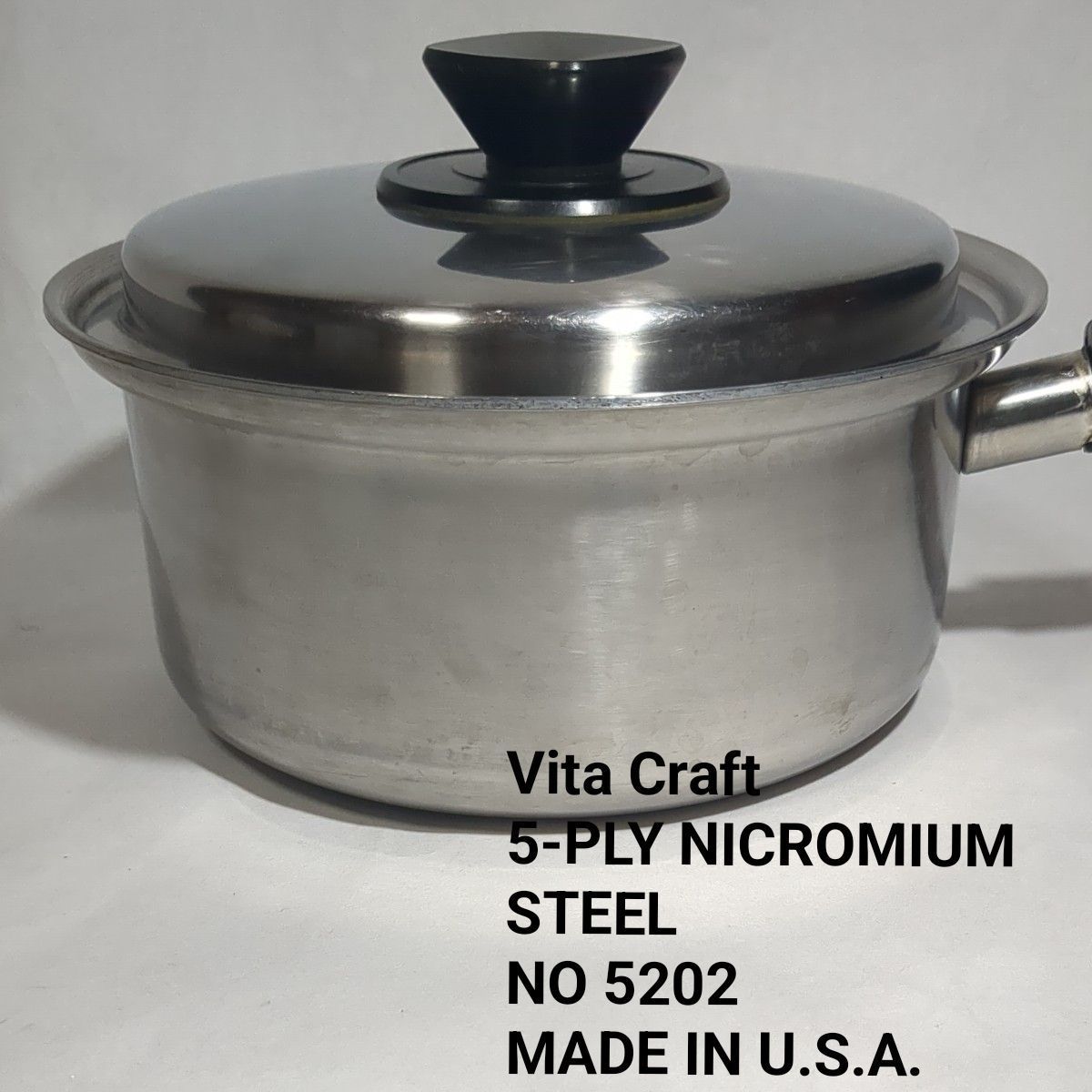 ビタクラフト 5層 No.5202 片手鍋1.9リットル 印字消え USED良品