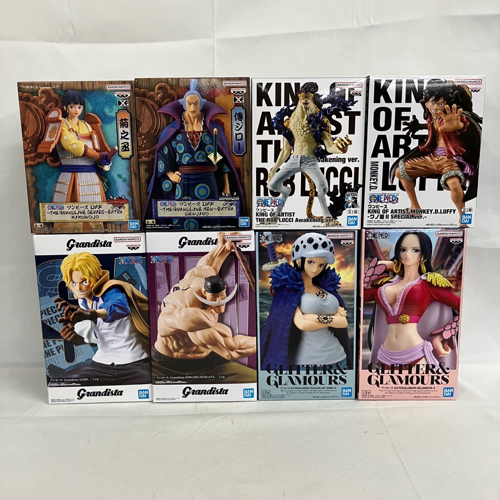 未開封 ワンピース GLITTER&GLAMOURS 他 フィギュア 8個セット SFQ362