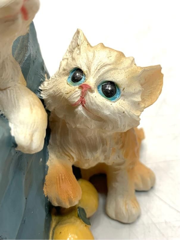 希少 ネコの置物 陶器 猫 ねこ ヴィンテージ アンティーク ダイソー