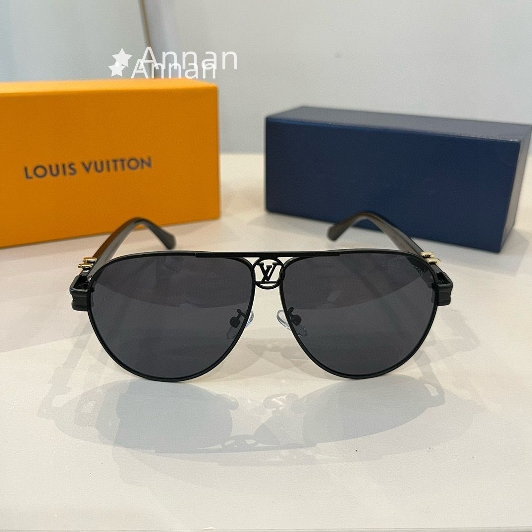 極美品 LOUIS VUITTON ブラック サングラス 男女兼用 大人気の限定☆極美品 LOUIS VUITTON ルイヴィトン メンズ サングラス