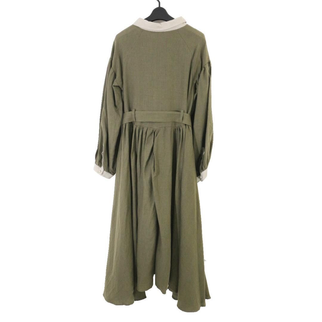 hazama ハザマ 2017-18AW 経年真価のワンピース hazama ハザマ 2017-18AW 経年真価のワンピース M カーキ - メルカリ