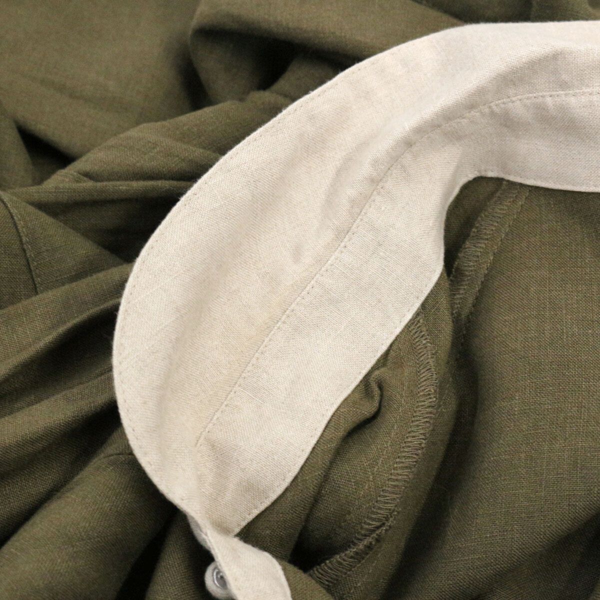 hazama ハザマ 2017-18AW 経年真価のワンピース M カーキ - メルカリ