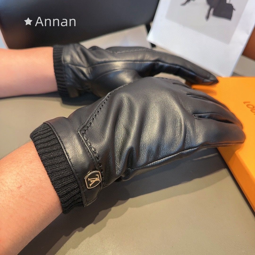 本革 ルイ ヴィトン LOUIS VUITTON メンズ 手袋 - メルカリ