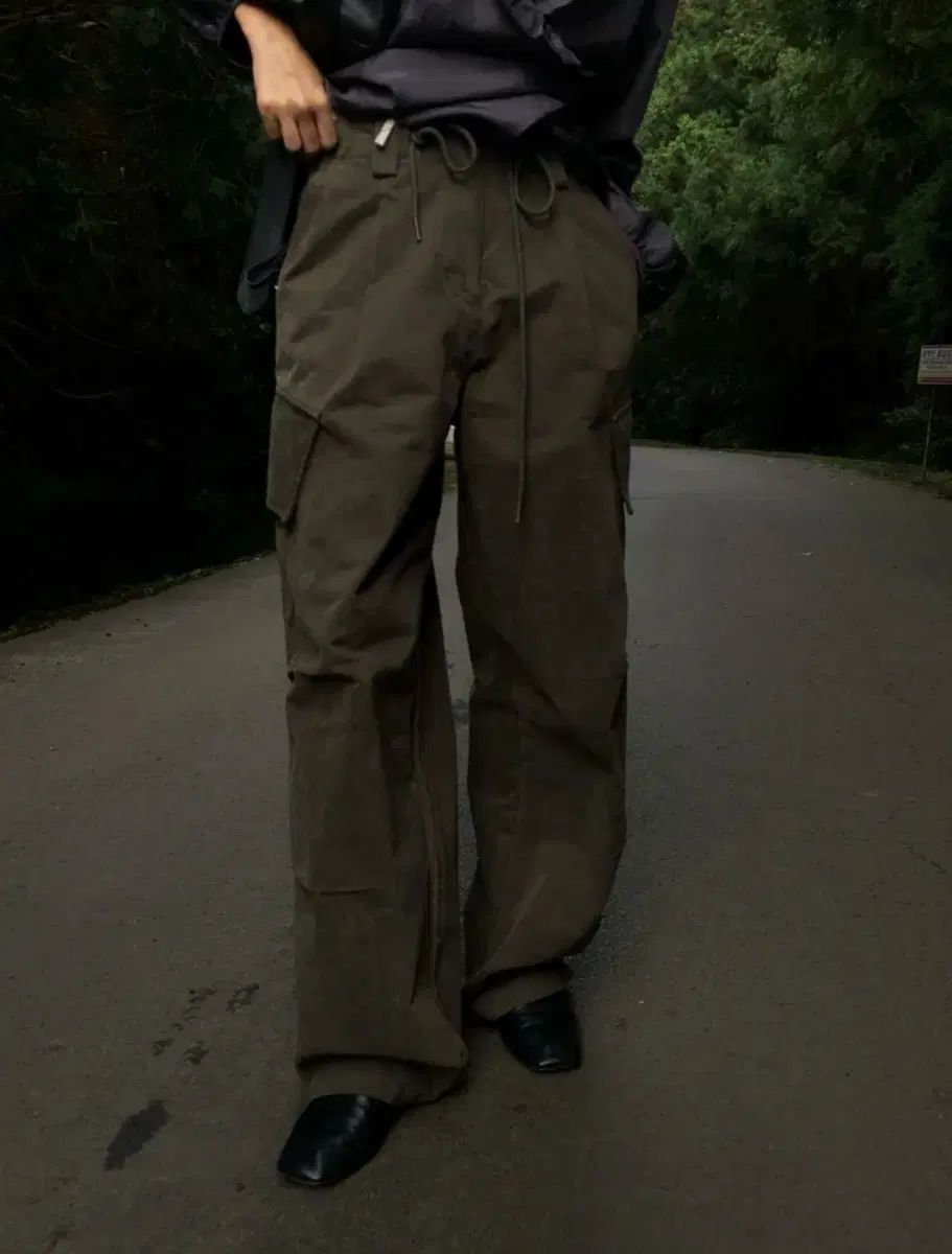 ブリード コード カーゴパンツ ワイドパンツ カーキ