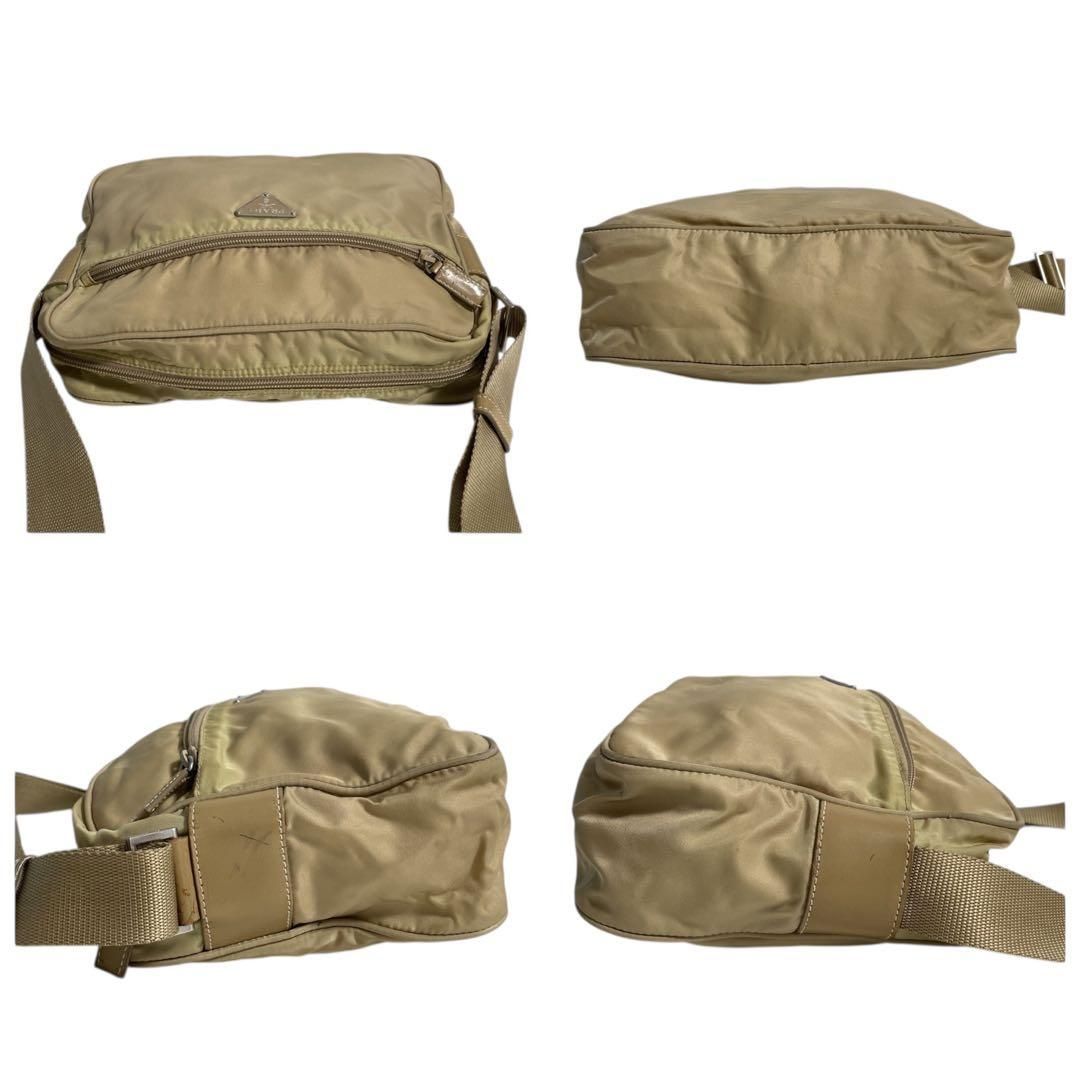 美品857 プラダ ナイロン 三角ロゴ カメラバッグ 斜め掛け ヴィンテージ PRADA プラダ カメラバッグ 斜めがけ ナイロン 三角ロゴ ブラック 白タグ