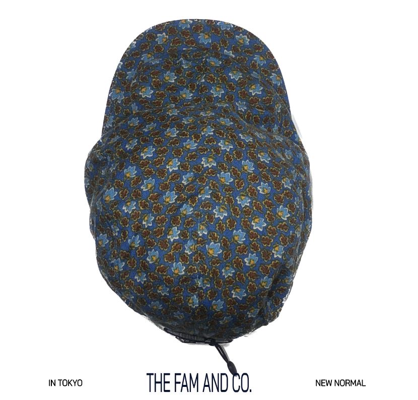 THE FAM AND CO. GRANDPA FLORAL PATTERN HUNTING CAP