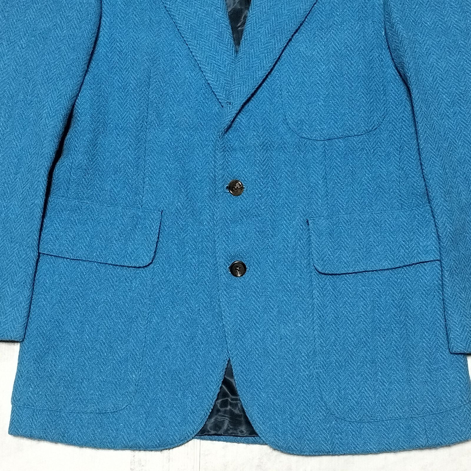 希少】80s〜90s POLO RALPH LAUREN ウール ヘリーンボーン テーラード