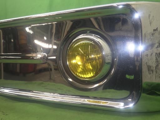  デコトラ ビッグウエスト オバQ メッキ フロントバンパー その他 タイヤ ホイール