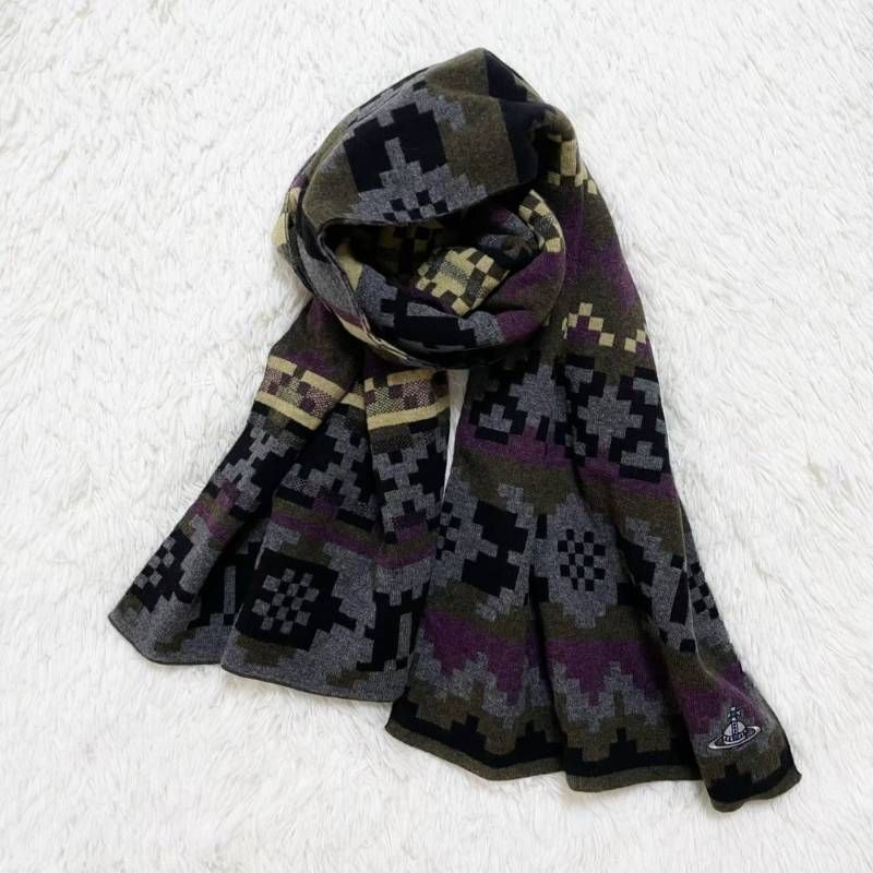 タグ付き・未使用品】 ヴィヴィアン ウエストウッド マフラー 大判