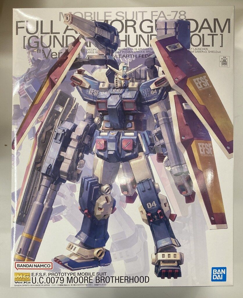 BANDAI SPIRITS MG 1 100 バンダイナムコ版 フルアーマー ガンダム Ver.Ka GANDAM THUNDERBOLT版