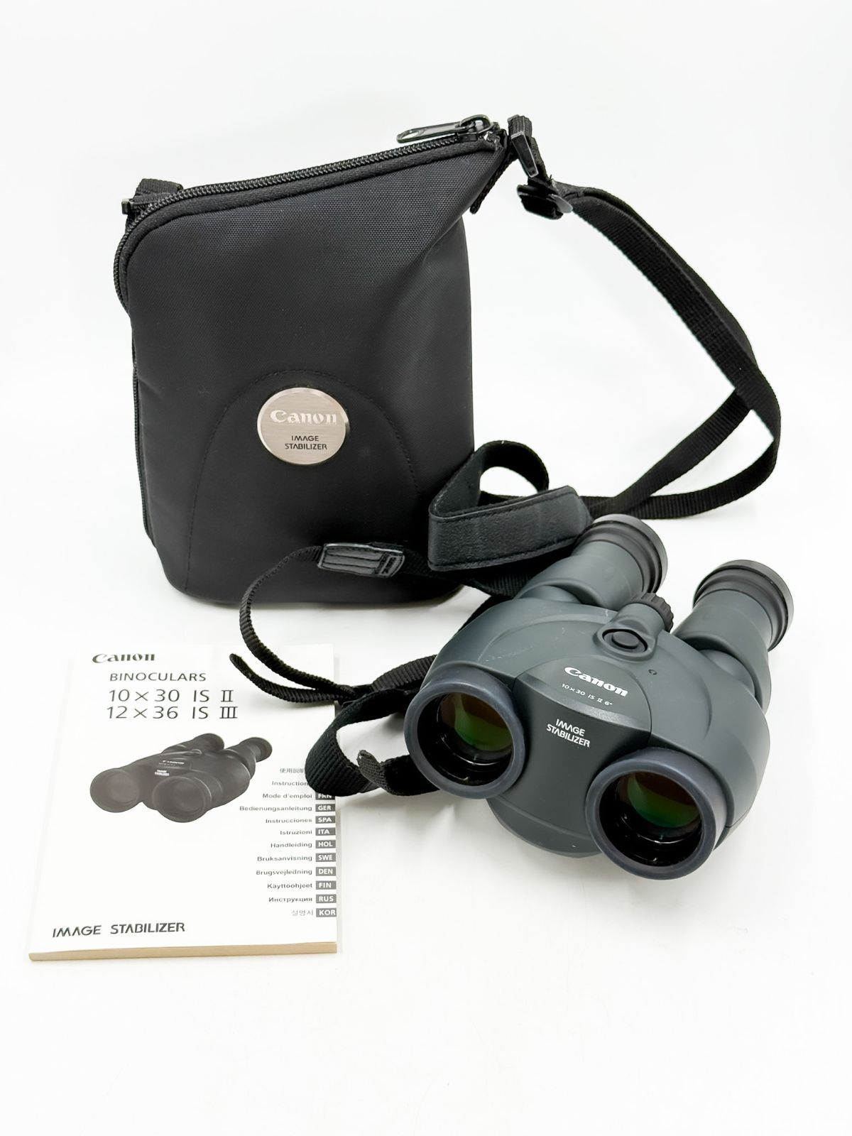 Canon 双眼鏡 10 30 IS II 防振機能付き ケース 説明書付