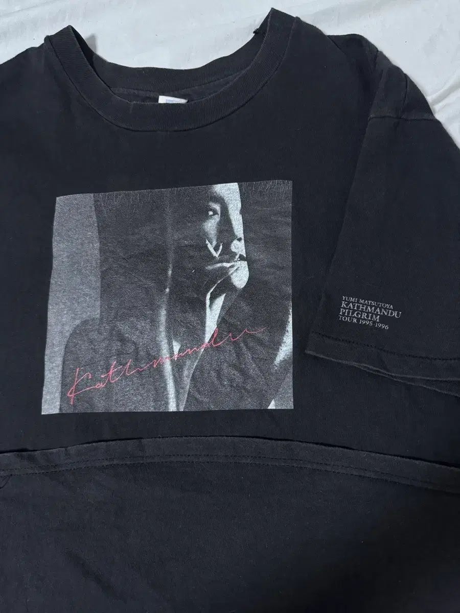 マツトヤユミ カトmandu ピルグリム ツアー Tシャツ matsutoya yumi