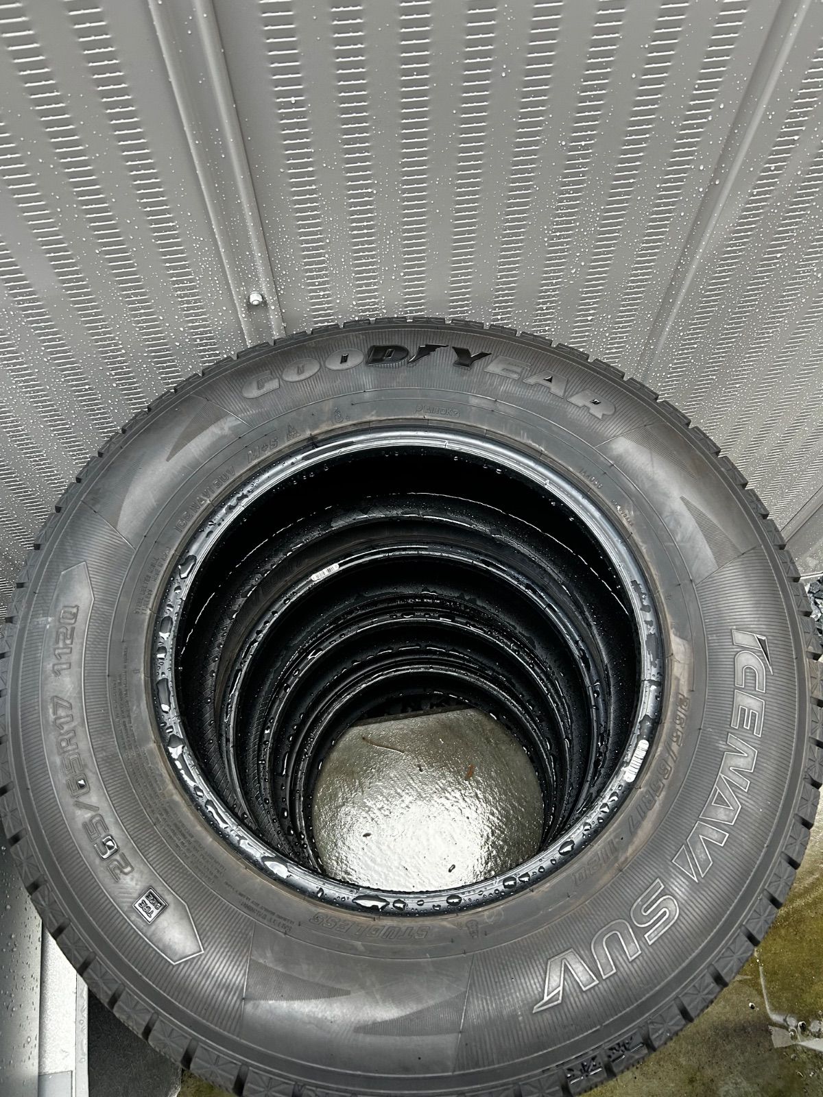 4本セット 265 65 R 17 グッドイヤー アイスナビSUV スタッドレス 冬 タイヤ ハイラックス プラド など