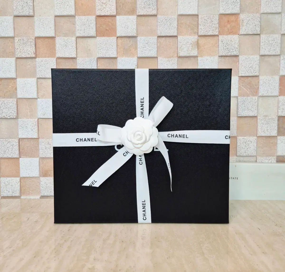 デパート CHANEL ボックス お買い物バッグ カメリア リボン バインダー リフィル BOOK booklet フール 構成品