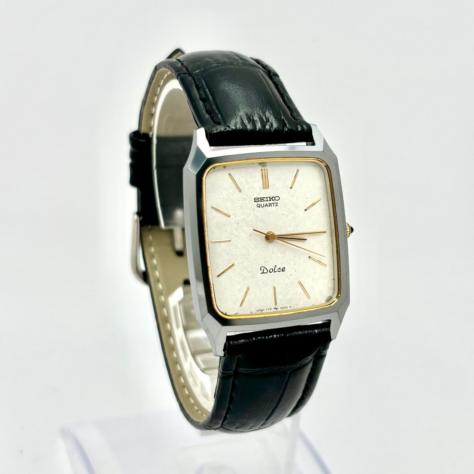 新品電池】SEIKO セイコー Dolce ドルチェ メンズ 腕時計 7731-5040 