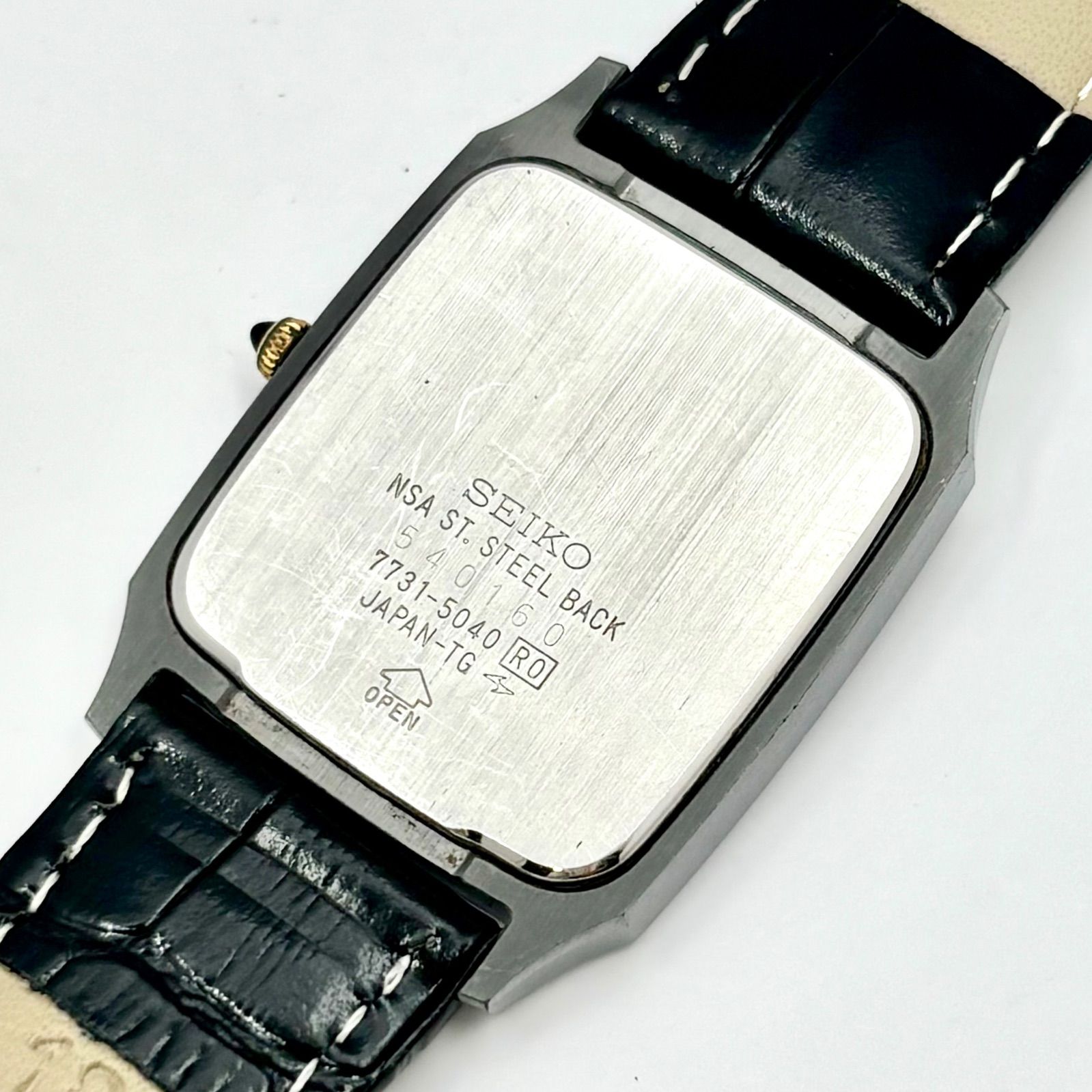 新品電池】SEIKO セイコー Dolce ドルチェ メンズ 腕時計 7731-5040 