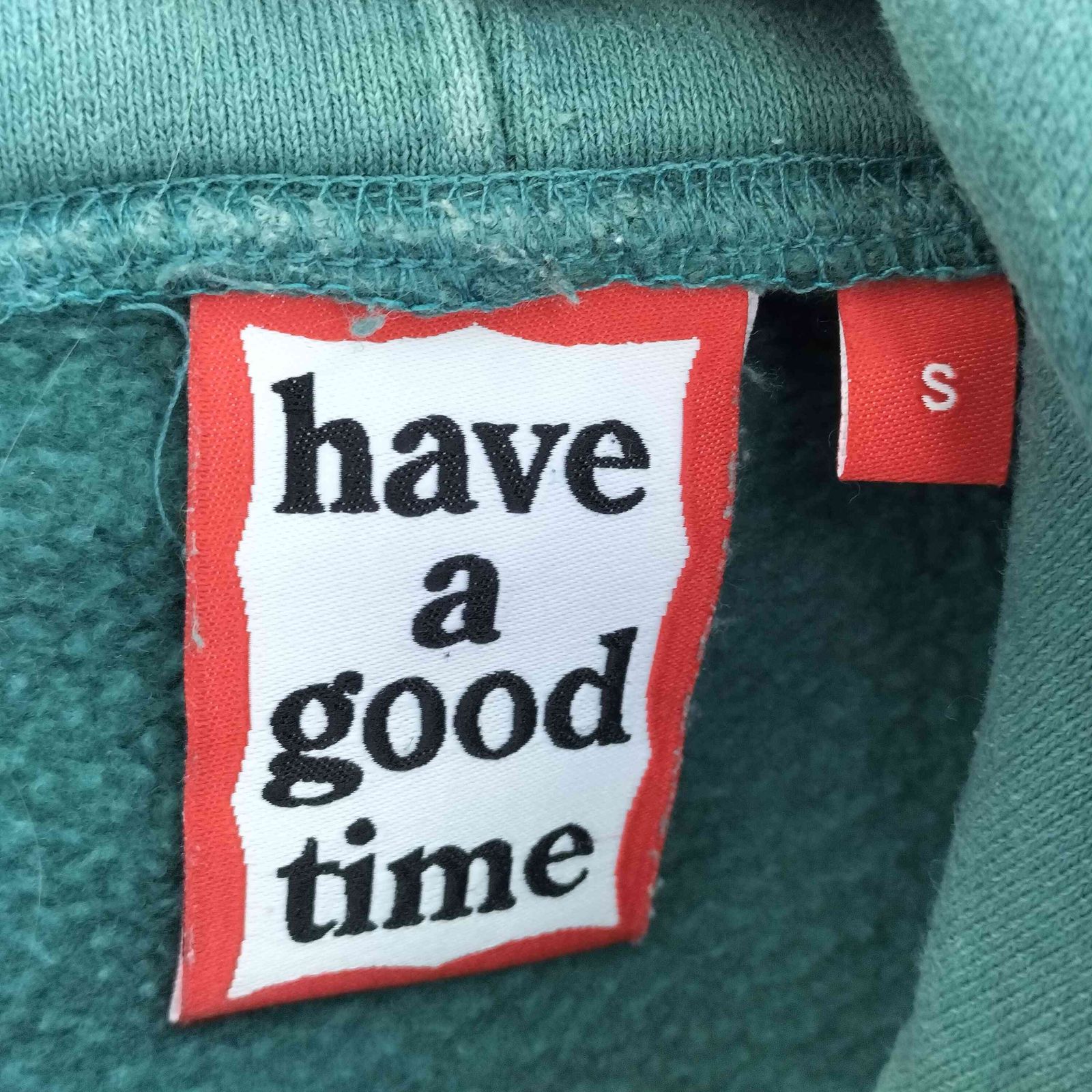 美品 have a good time プルオーバー ナイロンジャケット ロゴ HAVE A GOOD TIME - SQUASH