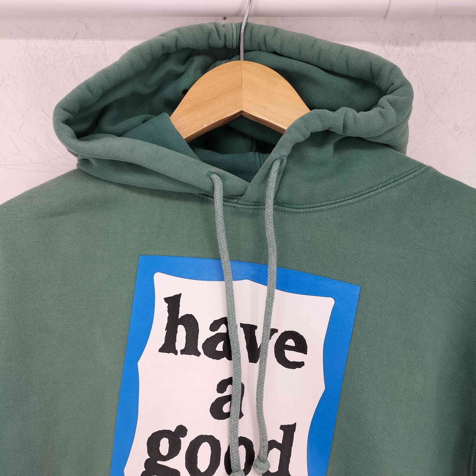 美品 have a good time プルオーバー ナイロンジャケット ロゴ Have a good time（ハバグッタイム）の「adidas × have a good time