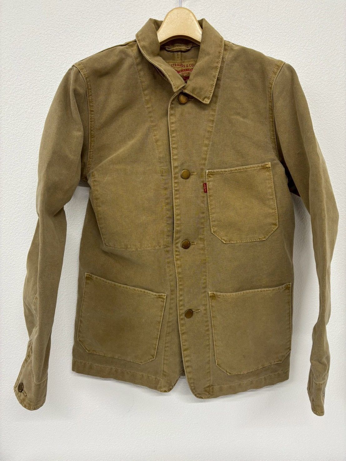 Levi's リーバイス カバーオール ワークジャケット ベージュ S