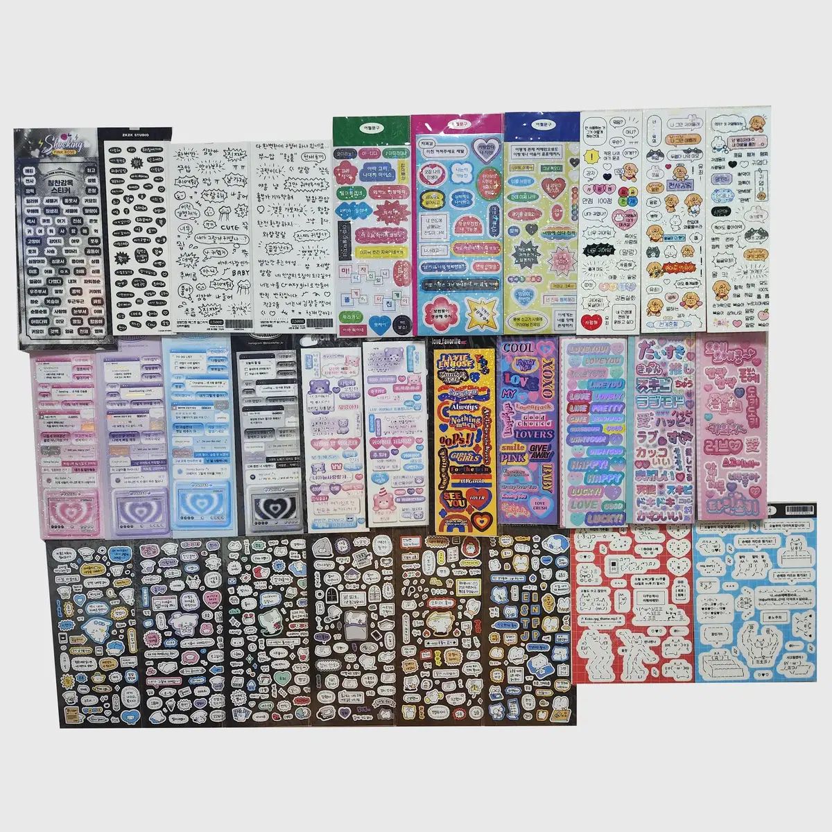 シールステッカー 29枚以下 出品 レタリング デコレーション 手書き ダイアリーデコ ポラロイドデコレーション レタリング デコレーション シールステッカー FLAKE ＼P2倍＋クーポン／DECO キャラクター