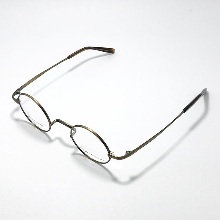  John Lennon ジョンレノン 度付可 made in Japan 丸メガネ クラシック 眼鏡 フレーム サングラス JL 1135-3-40 マットメタルブラウン メガネ 小物