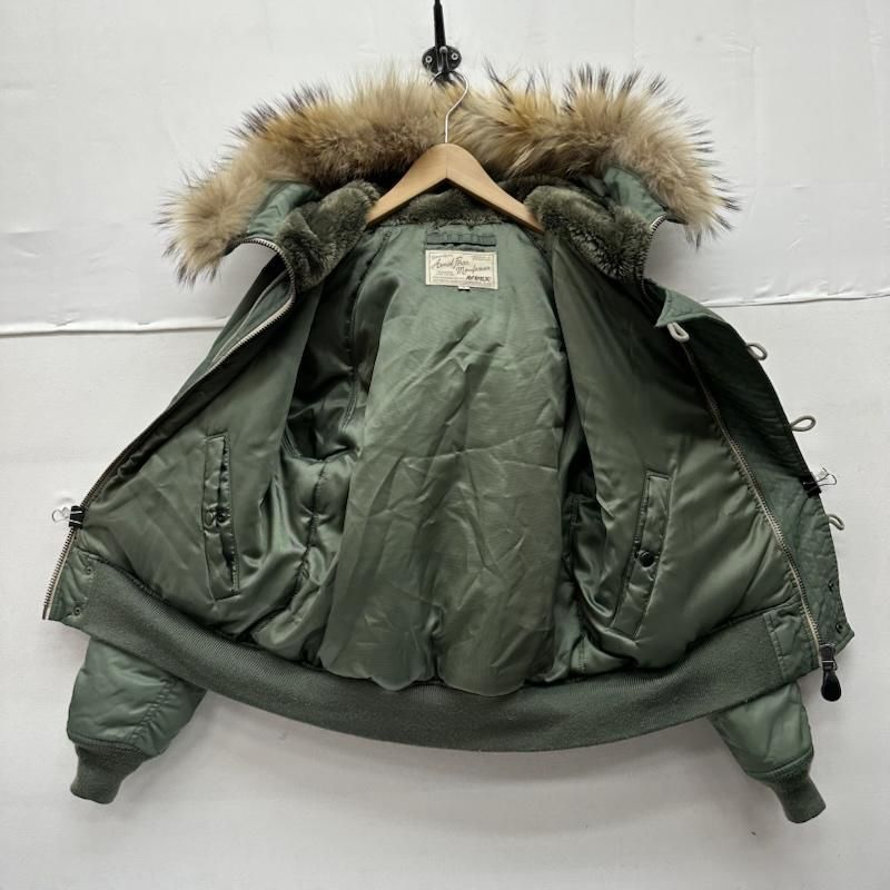 アヴィレックス N-2B フード リアル ファー フライト ジャケット