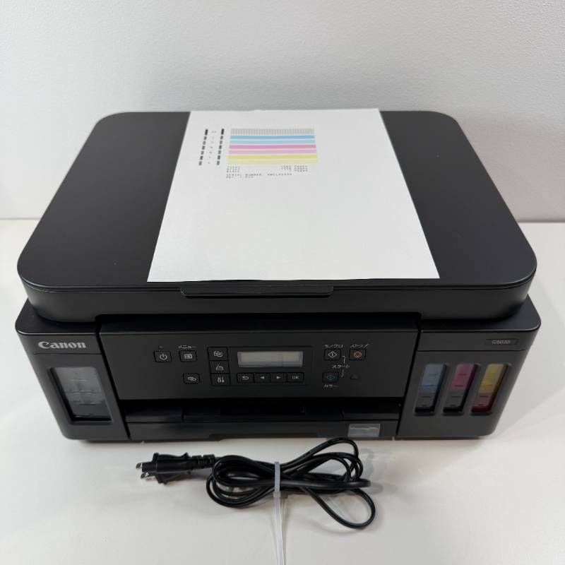超美品】Canon G6030 ギガタンク搭載プリンター 1,565枚 ノズル異常