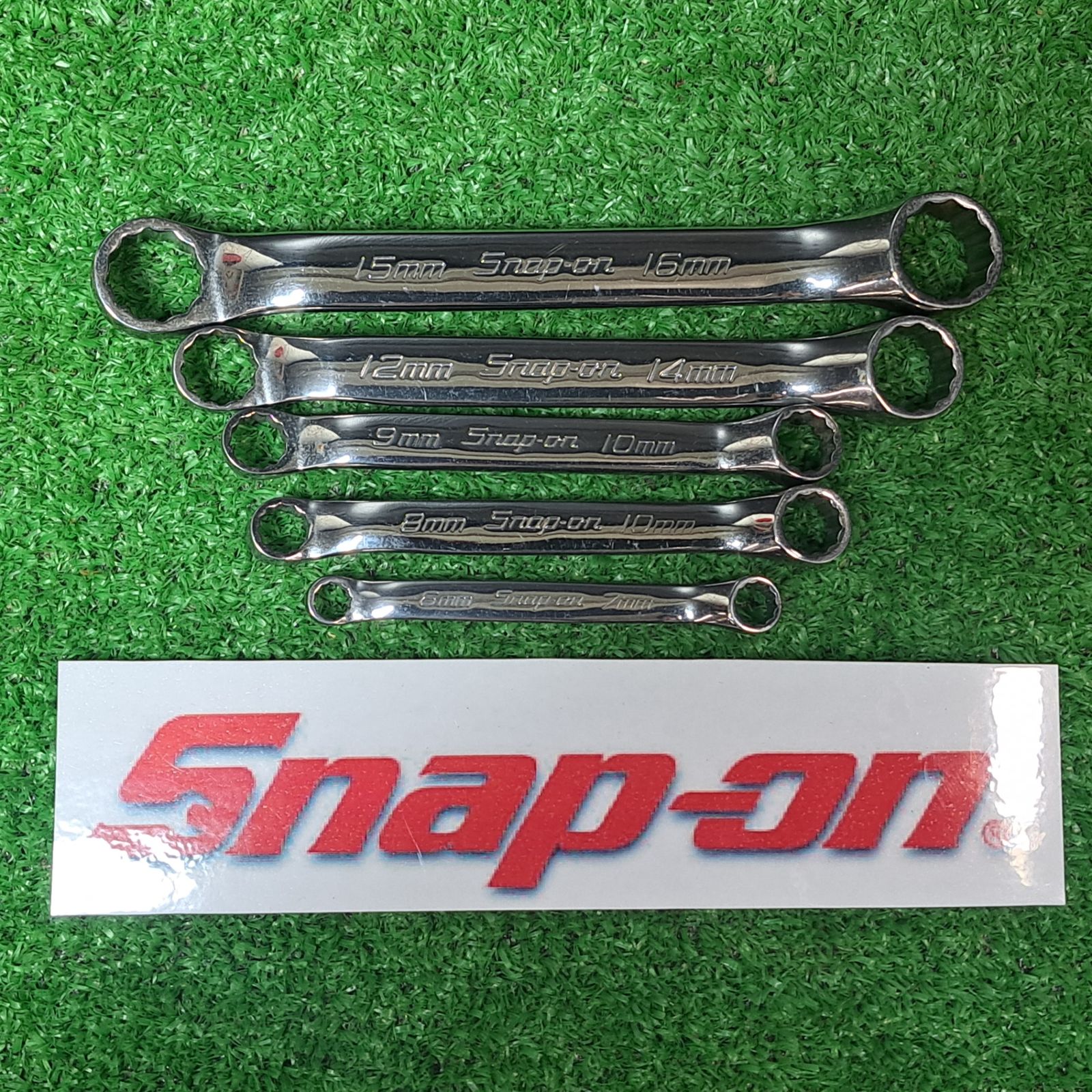 Snap on スナップオン ショート オフセットメガネレンチ XSM 5本セット ６～１６ｍｍ