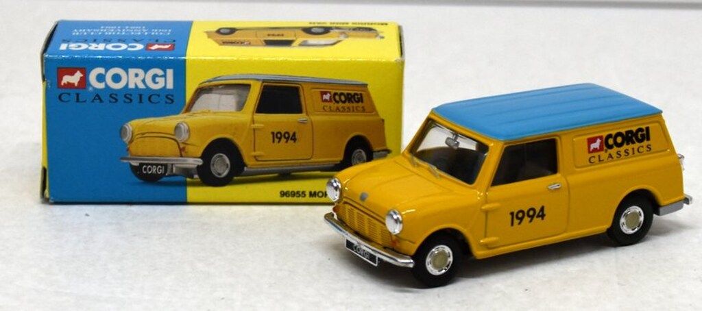 CORGI CORGI CLASSICS MORRIS MINI VAN/10thANNIVERSARY 1984-1994 96955