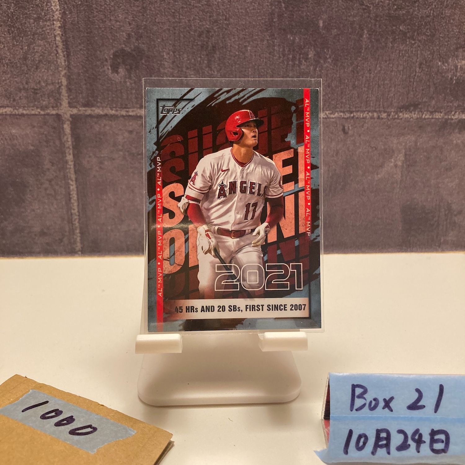 2022 Topps 大谷翔平 Shohei Ohtani ロサンゼルスエンゼルス 45 Hrs
