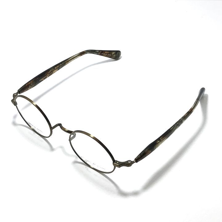  John Lennon ジョンレノン 度付可 made in Japan 丸メガネ クラシック 眼鏡 フレーム サングラス JL 1137-2-46 マットメタルブラウン ブラウンデミ メガネ 小物