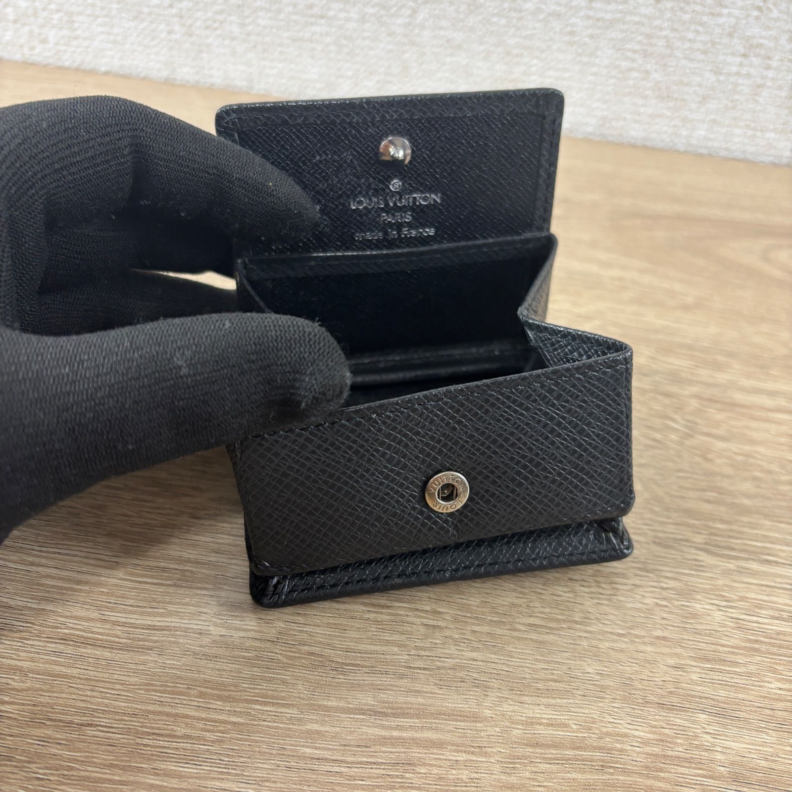 ルイヴィトン タイガ コインケース 小銭入れ 財布 ウォレット ブラック