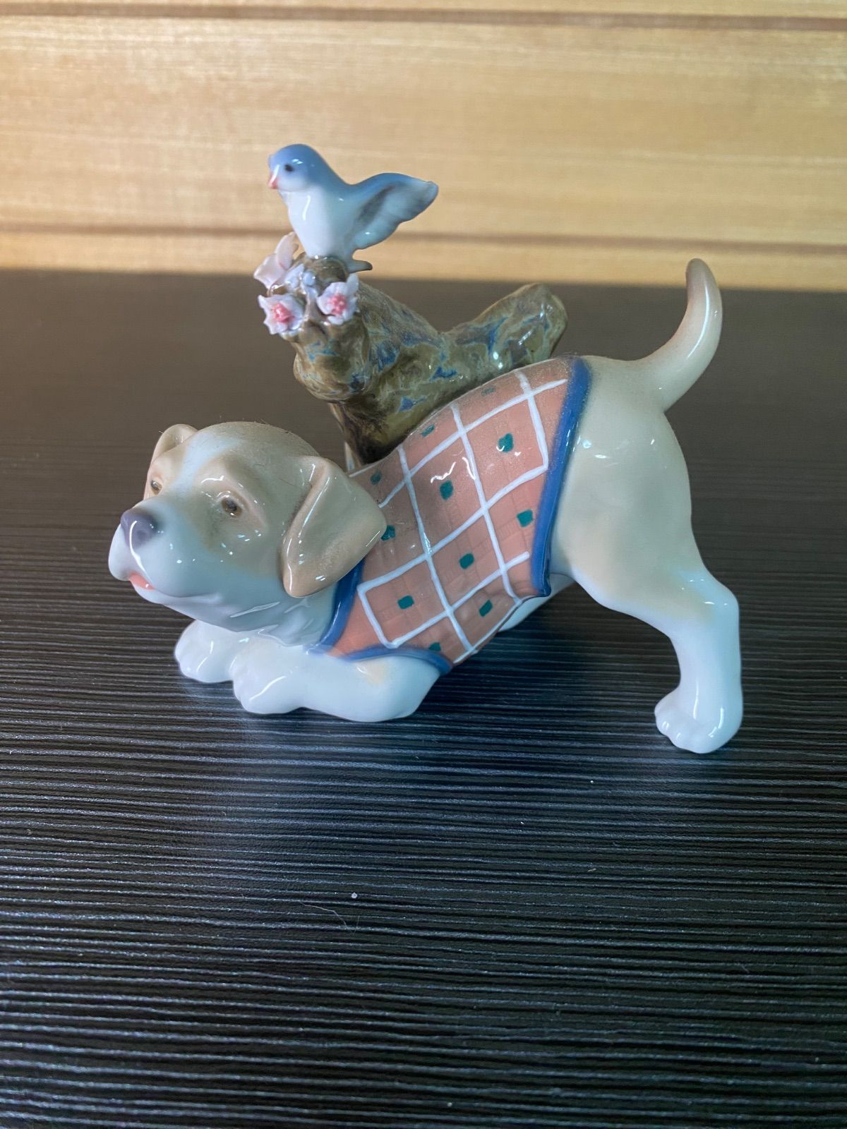 難あり リヤドロ 置物 桜の咲く頃に