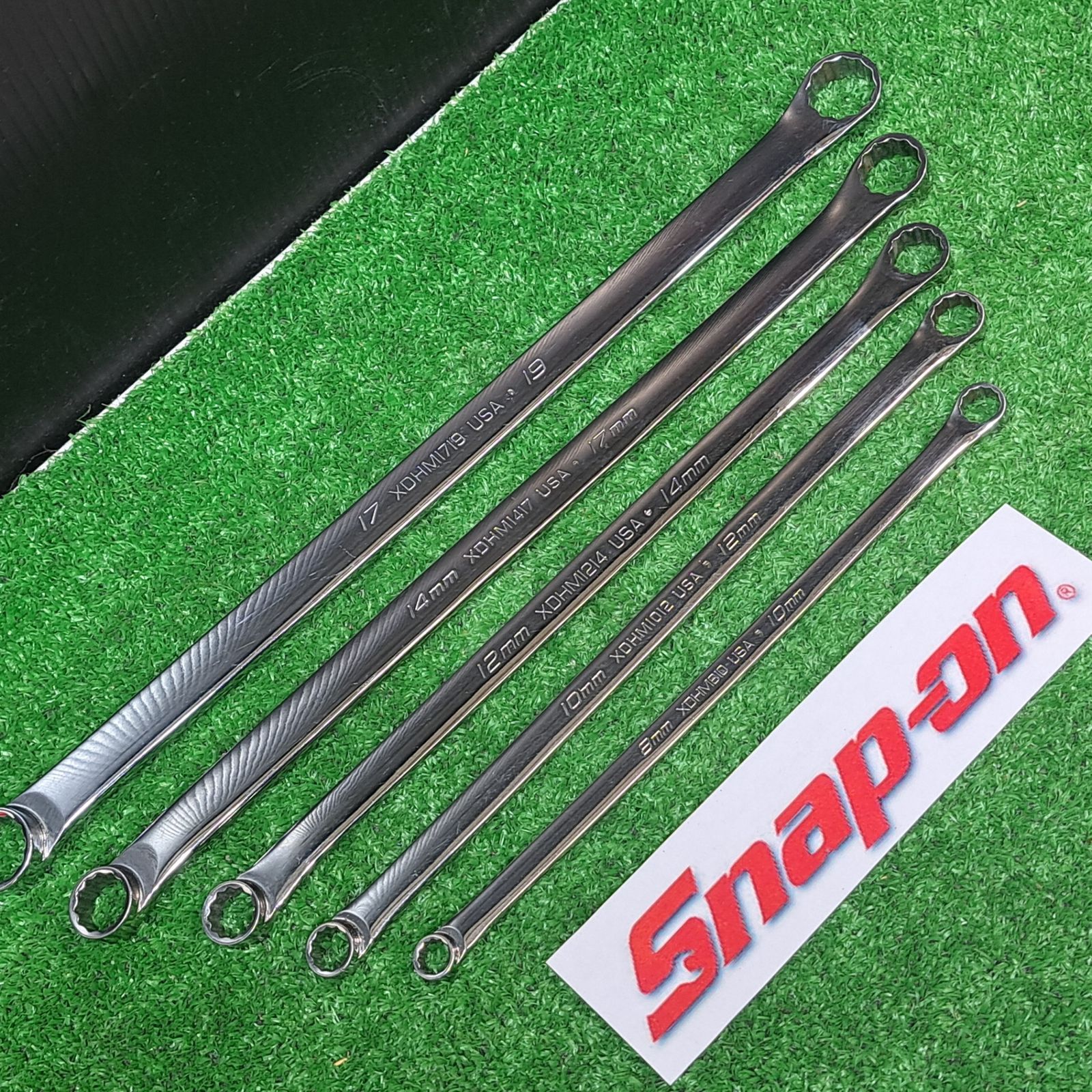 Snap on スナップオン オフセットロング メガネレンチ セット ミリサイズ XDHM 5本セット 8～19ｍｍ