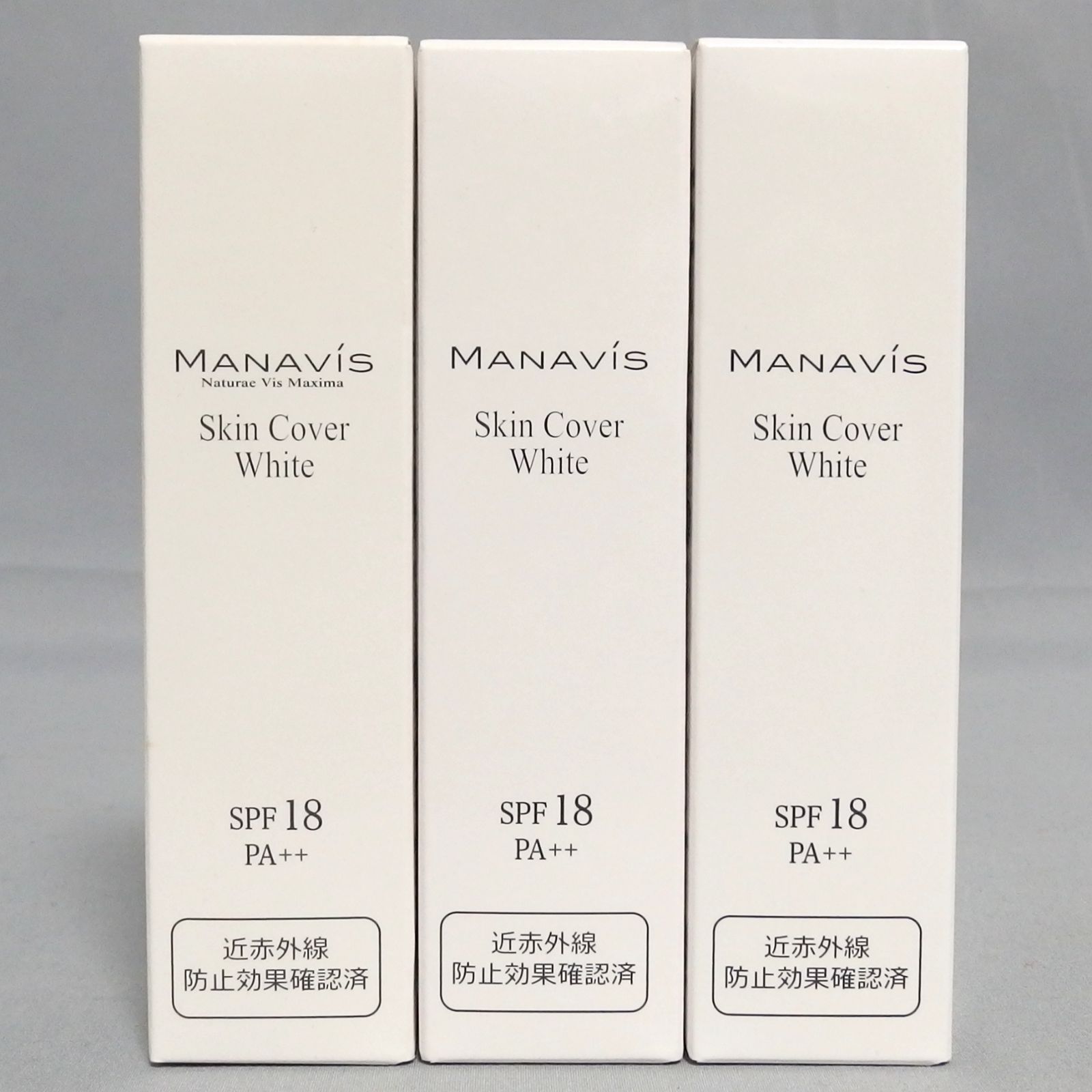 MANAVIS Skin Cover White 109 30 g セット スキンカバー ホワイト 日中用化粧液 SPF 18 PA マナビス