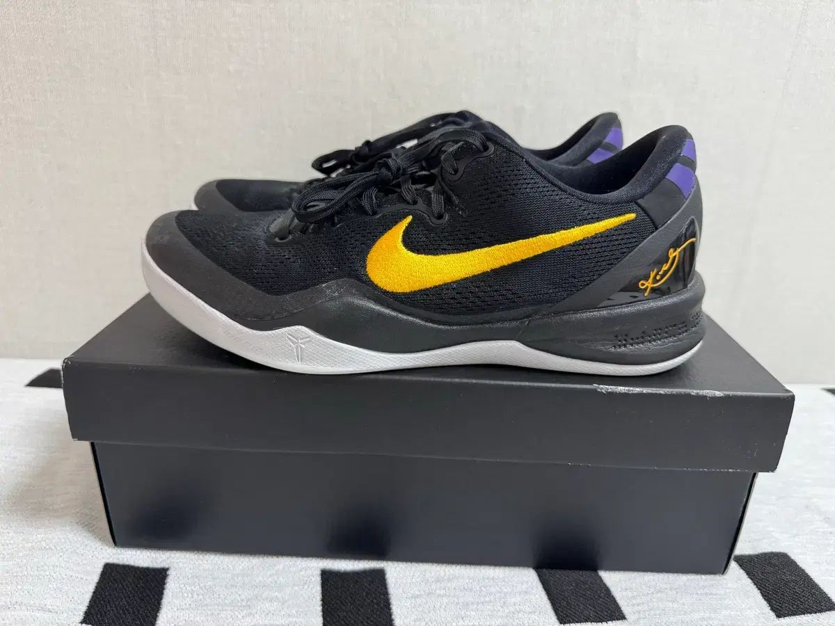 販売 コービー8 Nike Kobe シューズ ホワイト/パープル NIKE KOBE VIII